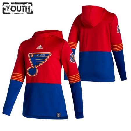 Børn St. Louis Blues Blank 2020-21 Reverse Retro Pullover Hooded Sweatshirt